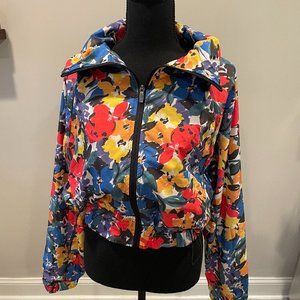 Beach Riot floral wind breaker